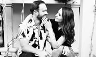 AB de Villiers with his wife